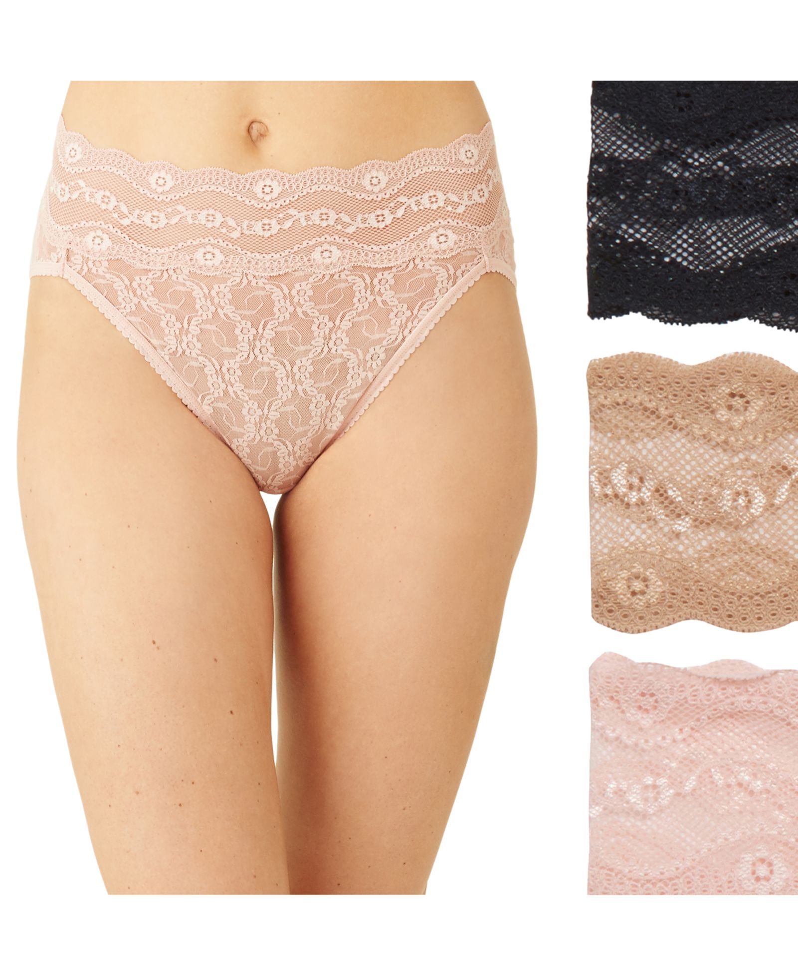 b.tempt'd by Wacoal Женское нижнее белье Lace Kiss High-Leg, набор из 3 шт. 970882