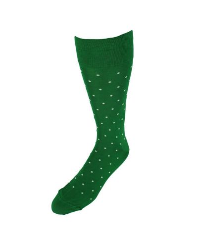 Green with white dots