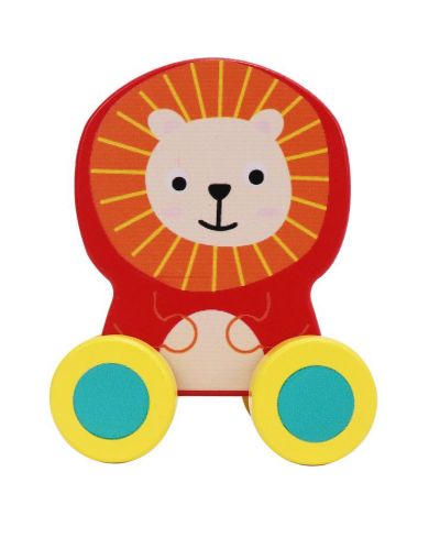 Деревянная игрушка Leo & Friends Little Leo Lion Vehicle