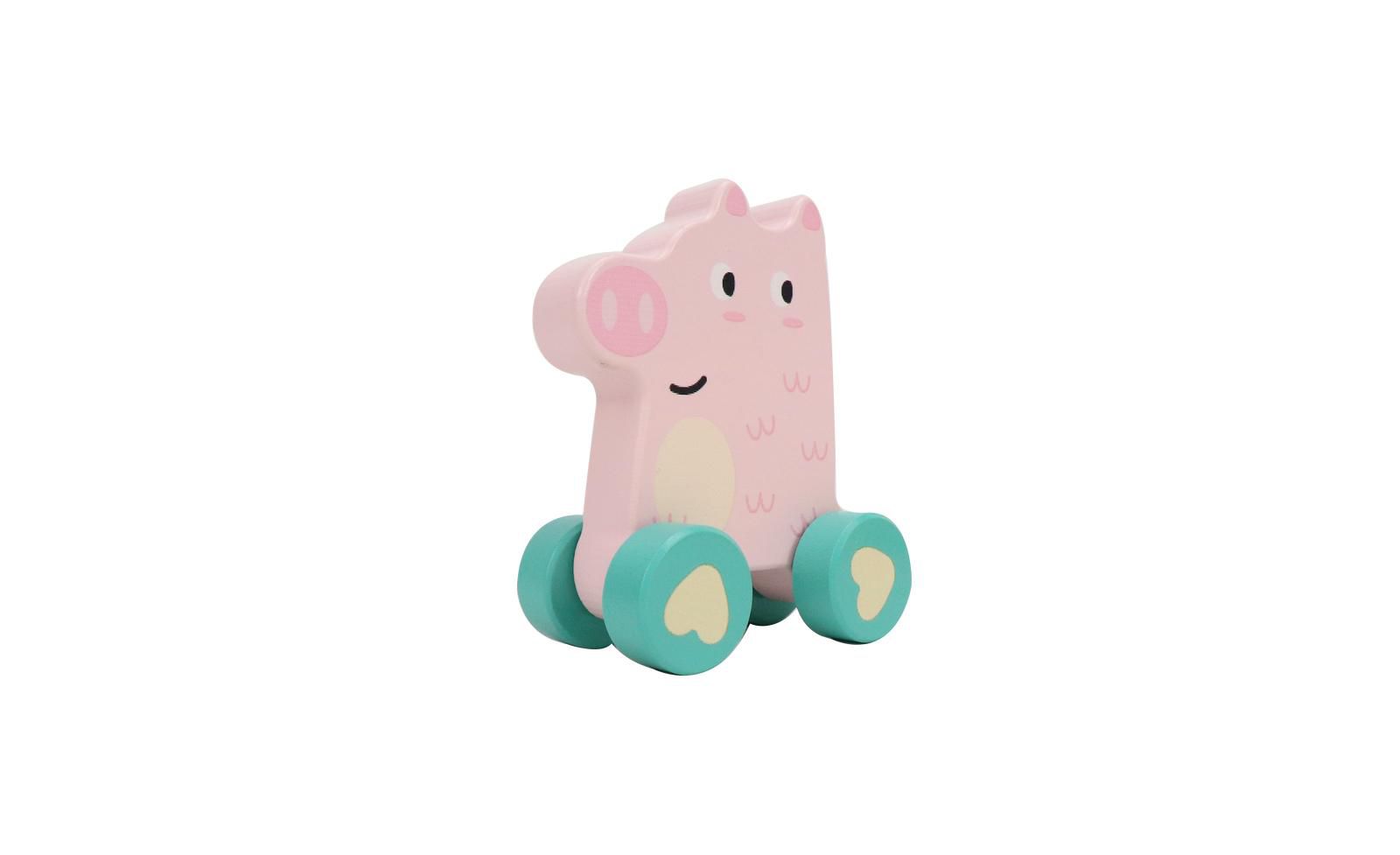 Деревянная игрушка Leo & Friends Little Pig Vehicle