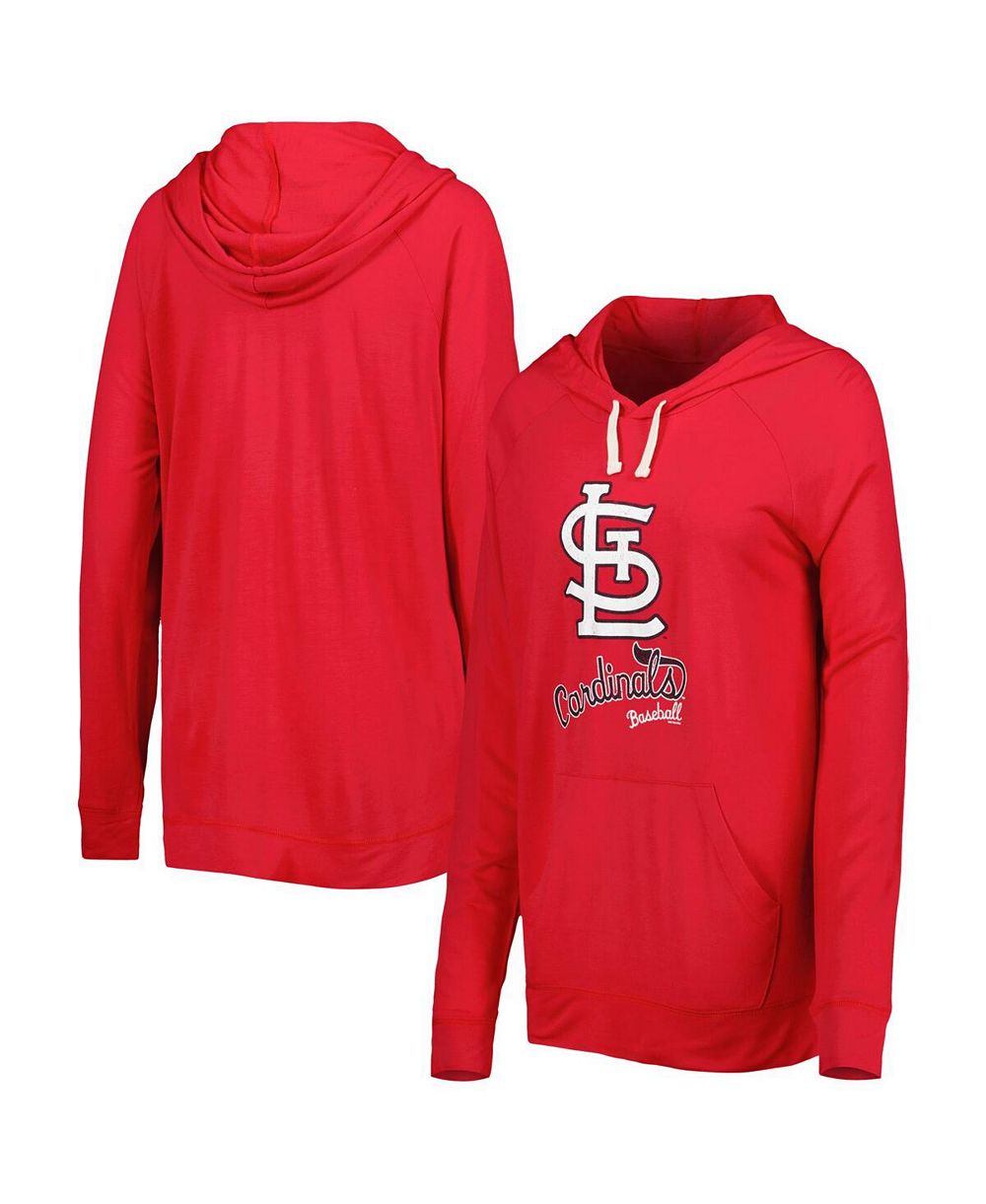 Женское худи Touch Red St. Louis Cardinals Pre-Game Raglan Pullover
