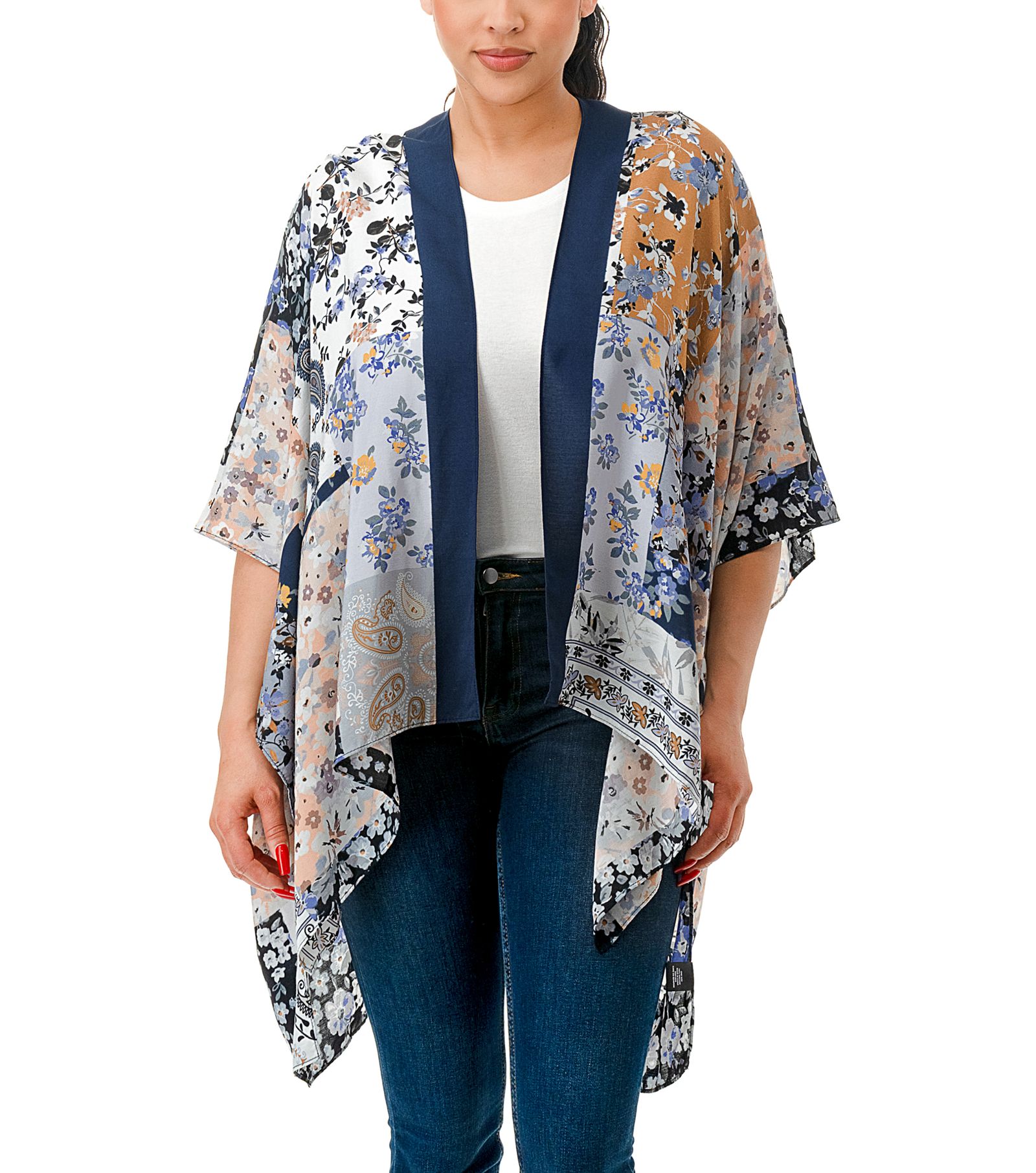Шарф Marcus Adler Floral Patch Work Kimono