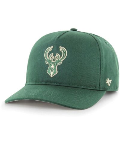 Мужская кепка '47 Brand Hunter Green Milwaukee Bucks Hitch Snapback