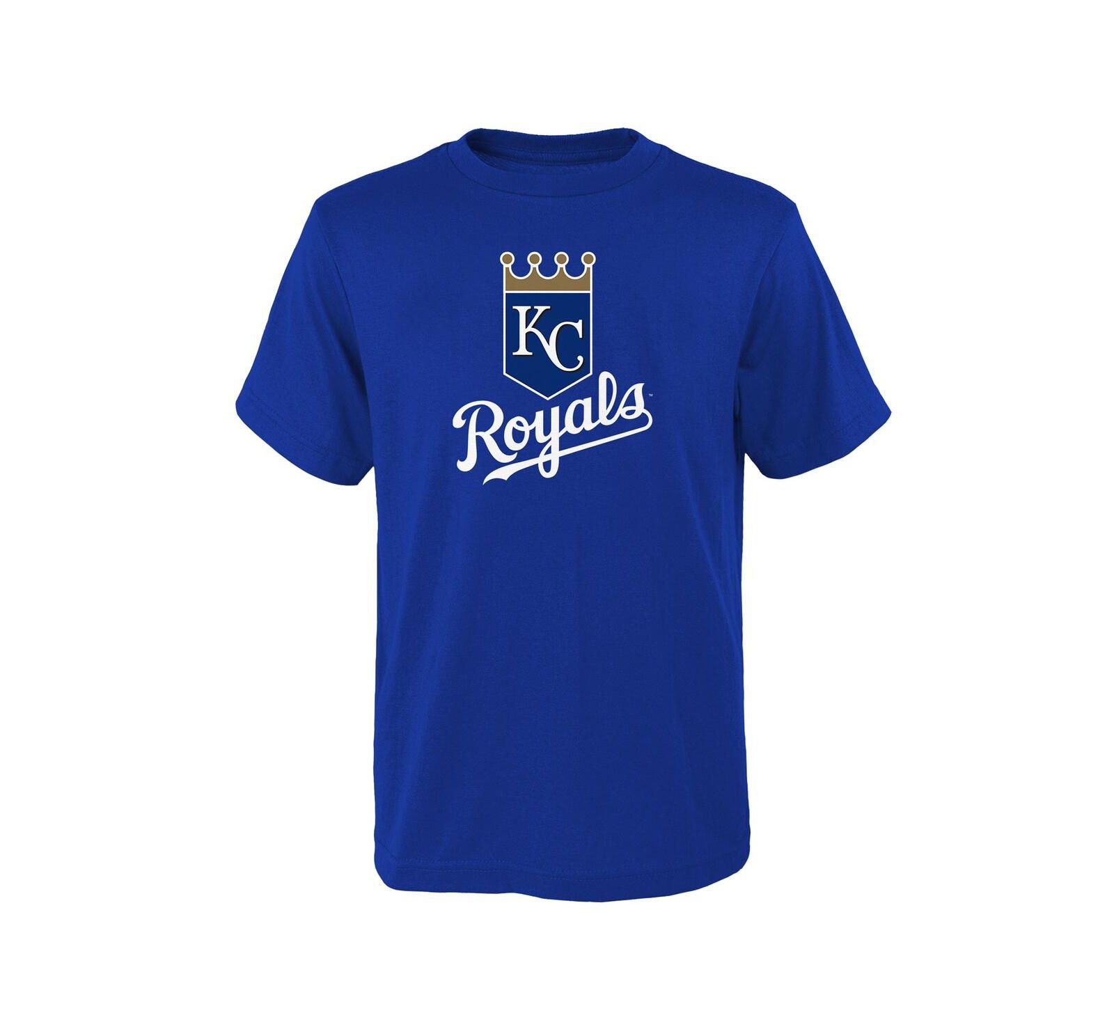 Детская футболка с логотипом Kansas City Royals, синий цвет
