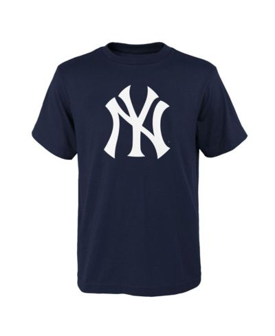 Детская футболка Outerstuff с логотипом New York Yankees темно-синего цвета