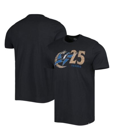Мужская футболка '47 Brand Black Washington Wizards 25th Anniversary