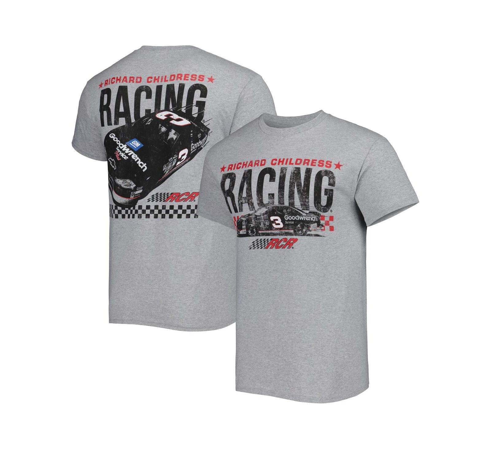 Checkered Flag Sports Мужская футболка Richard Childress Racing Goodwrench, Heather Gray, Checkered Flag