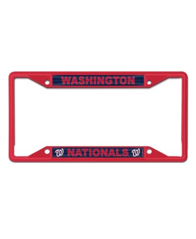 Рамка для номерного знака Wincraft Washington Nationals Chrome Color License Plate Frame