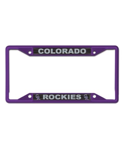 Wincraft Colorado Rockies Chrome Color License Plate Frame