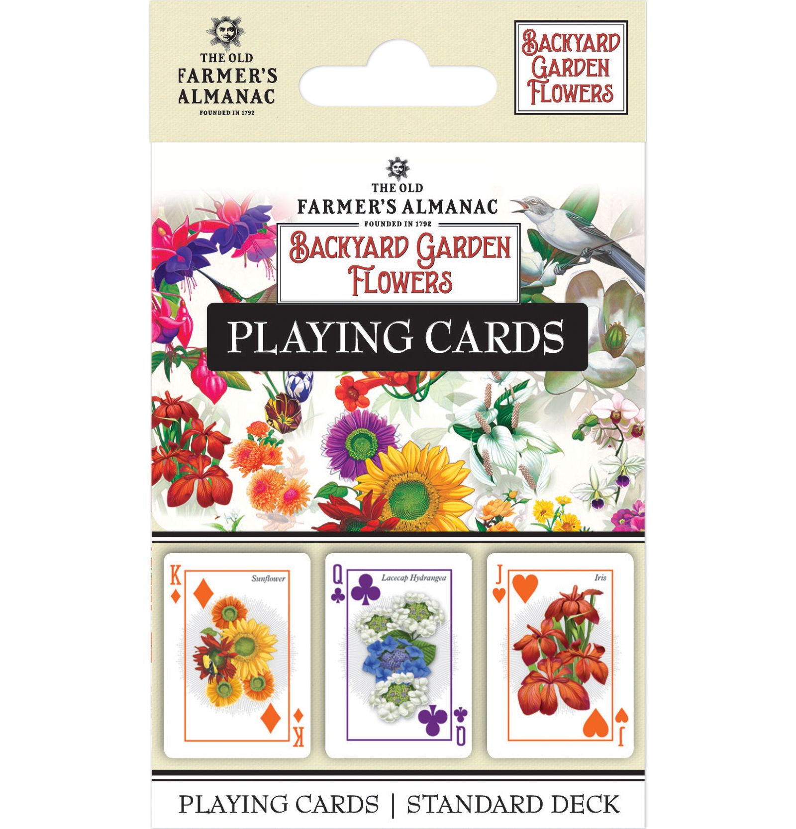 Игра в карты MasterPieces Backyard Garden Flowers, 54 Card Deck