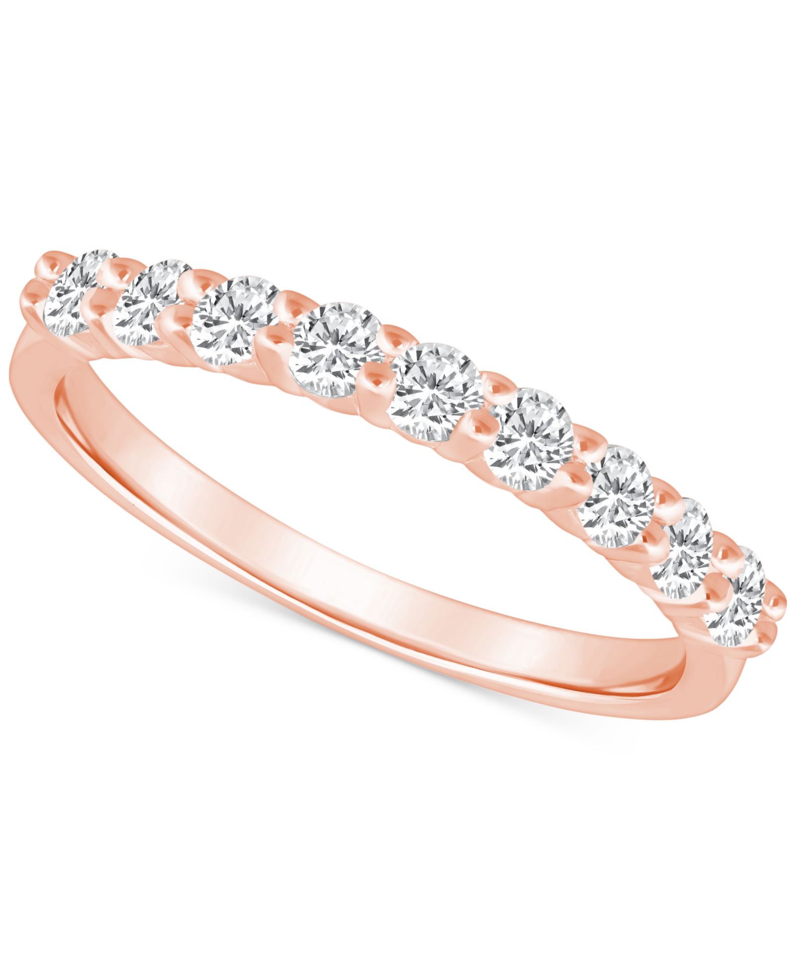 Обручальное кольцо с бриллиантом (1/2 ct. t.w.) в 14k Gold