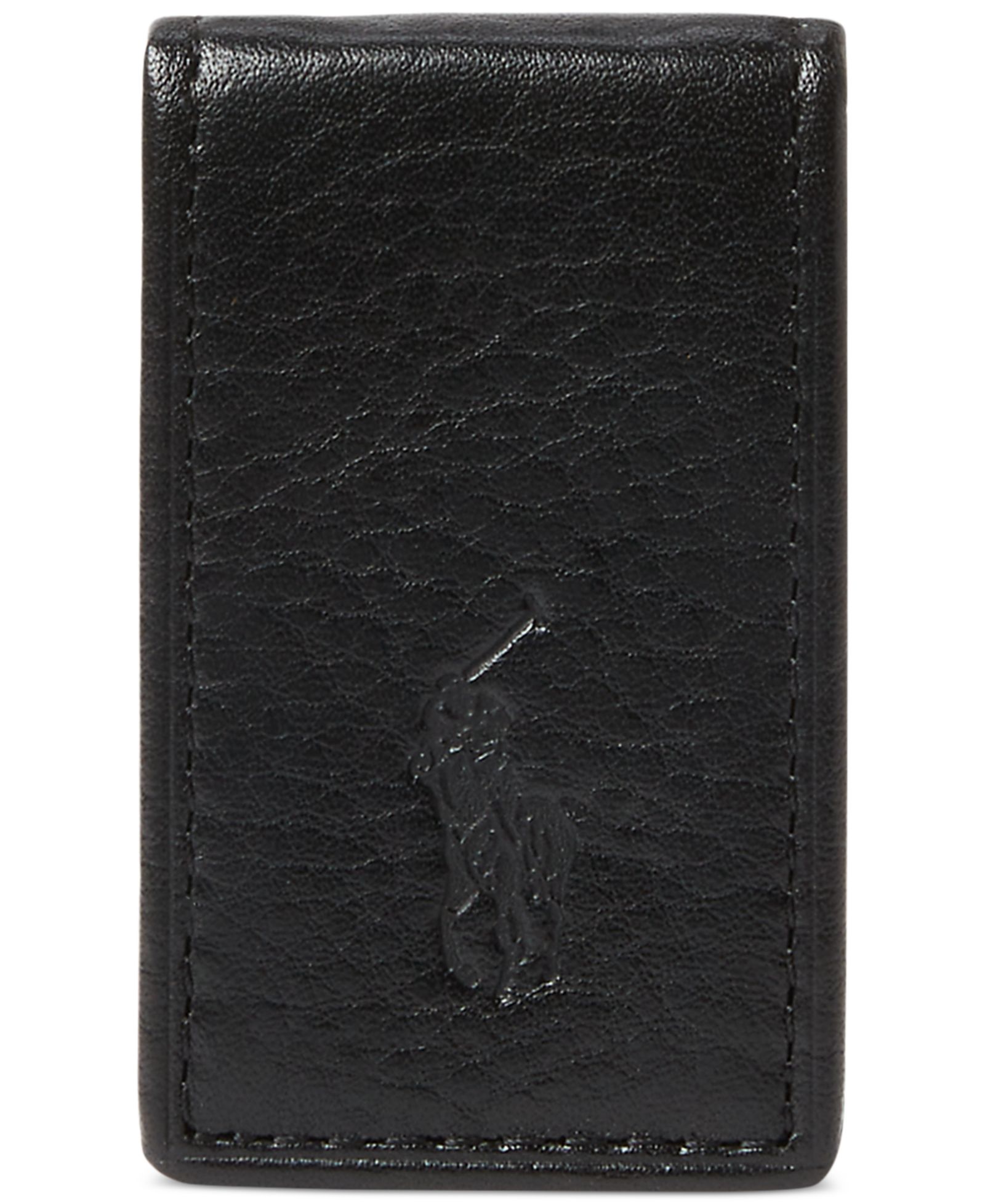Polo Ralph Lauren Мужской зажим для денег из зернистой кожи