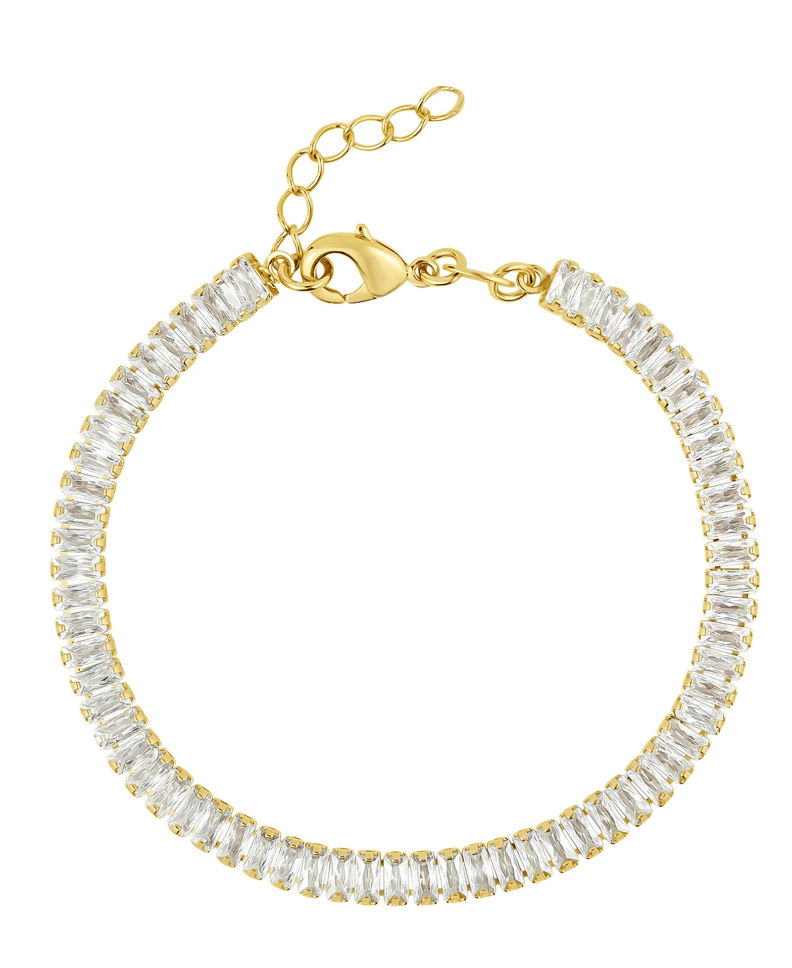 And Now This Cubic Zirconia Baguette Bracelet