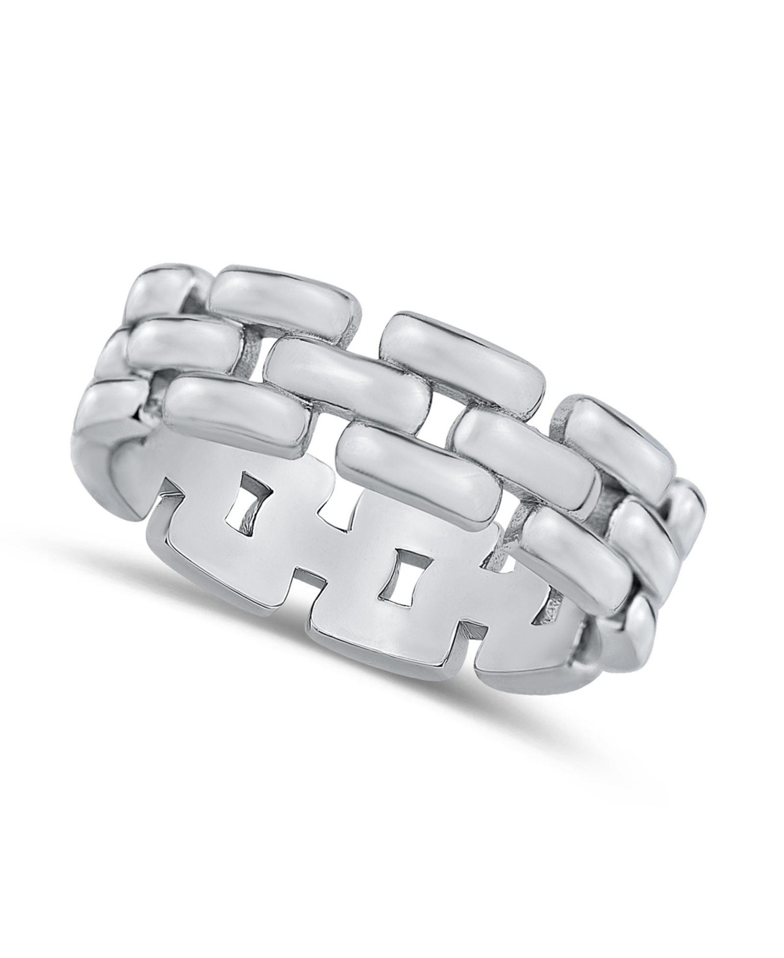 Серебряное кольцо And Now This Silver Plated Link