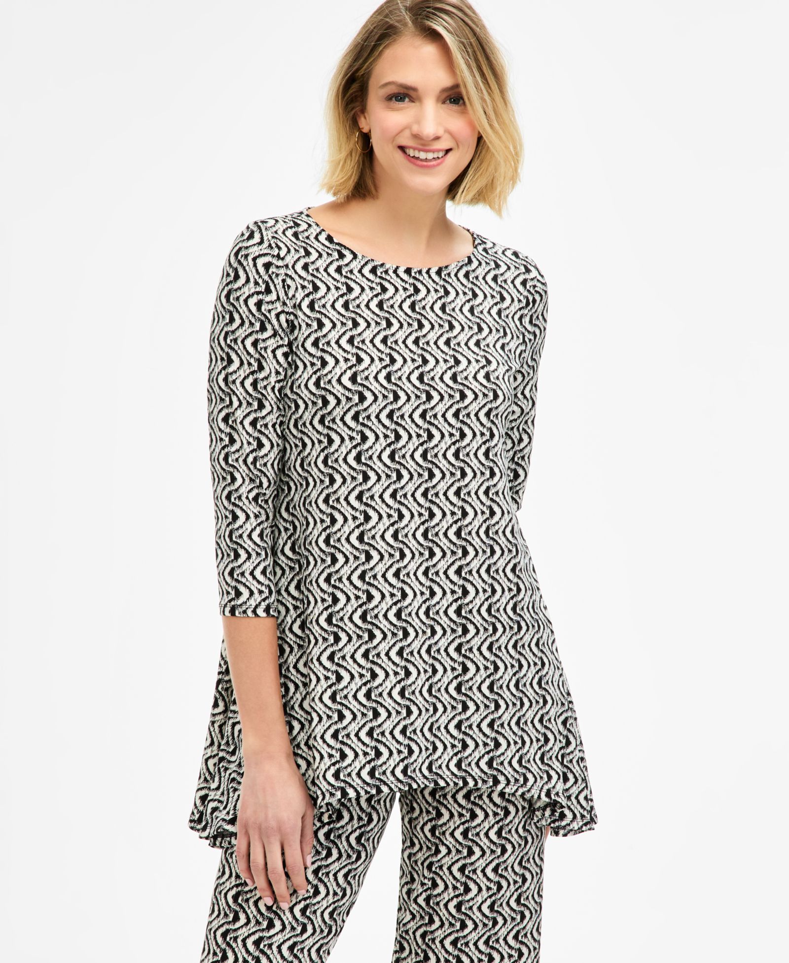 JM Collection Women's 3/4-Sleeve Knit Top, Exclusively at Macy's