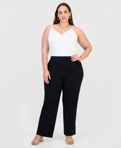 Женские широкие брюки JM Collection Plus and Petite Plus Size