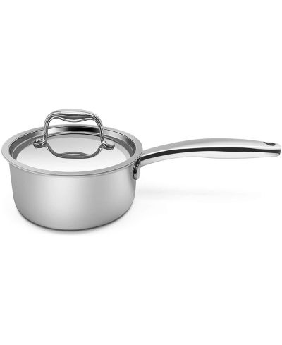 Кастрюля Megacasa 1.6 Quart Triple-Ply Stainless Steel с крышкой
