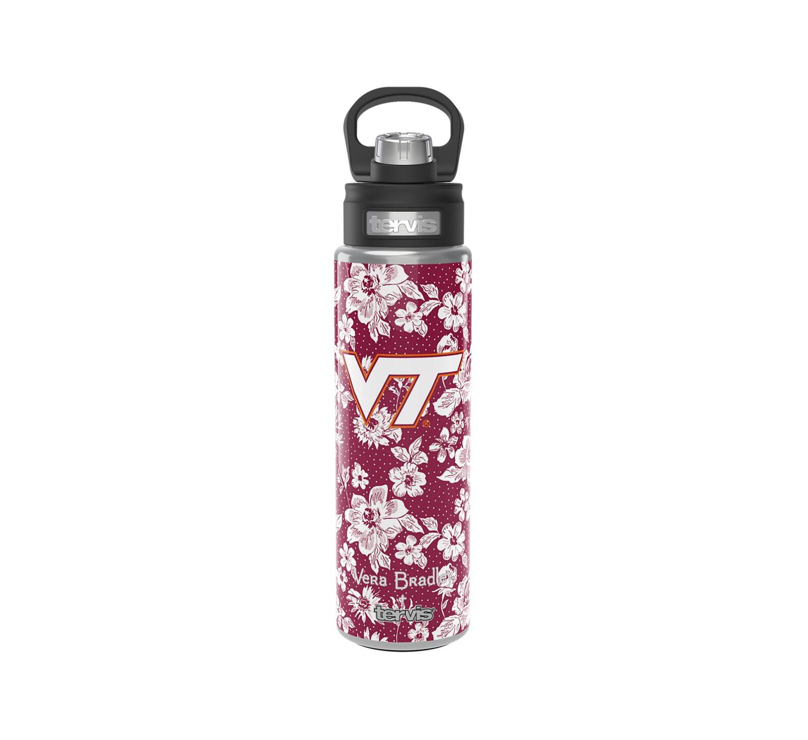 Бутылка Vera Bradley x Tervis Tumbler Virginia Tech Hokies 24 Oz Wide Mouth