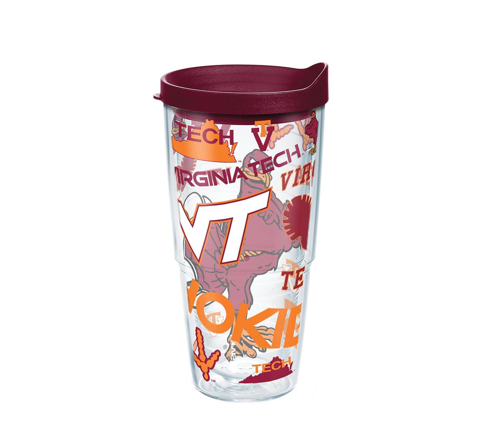 Tervis Tumbler Virginia Tech Hokies 24 Oz All Over Classic Tumbler