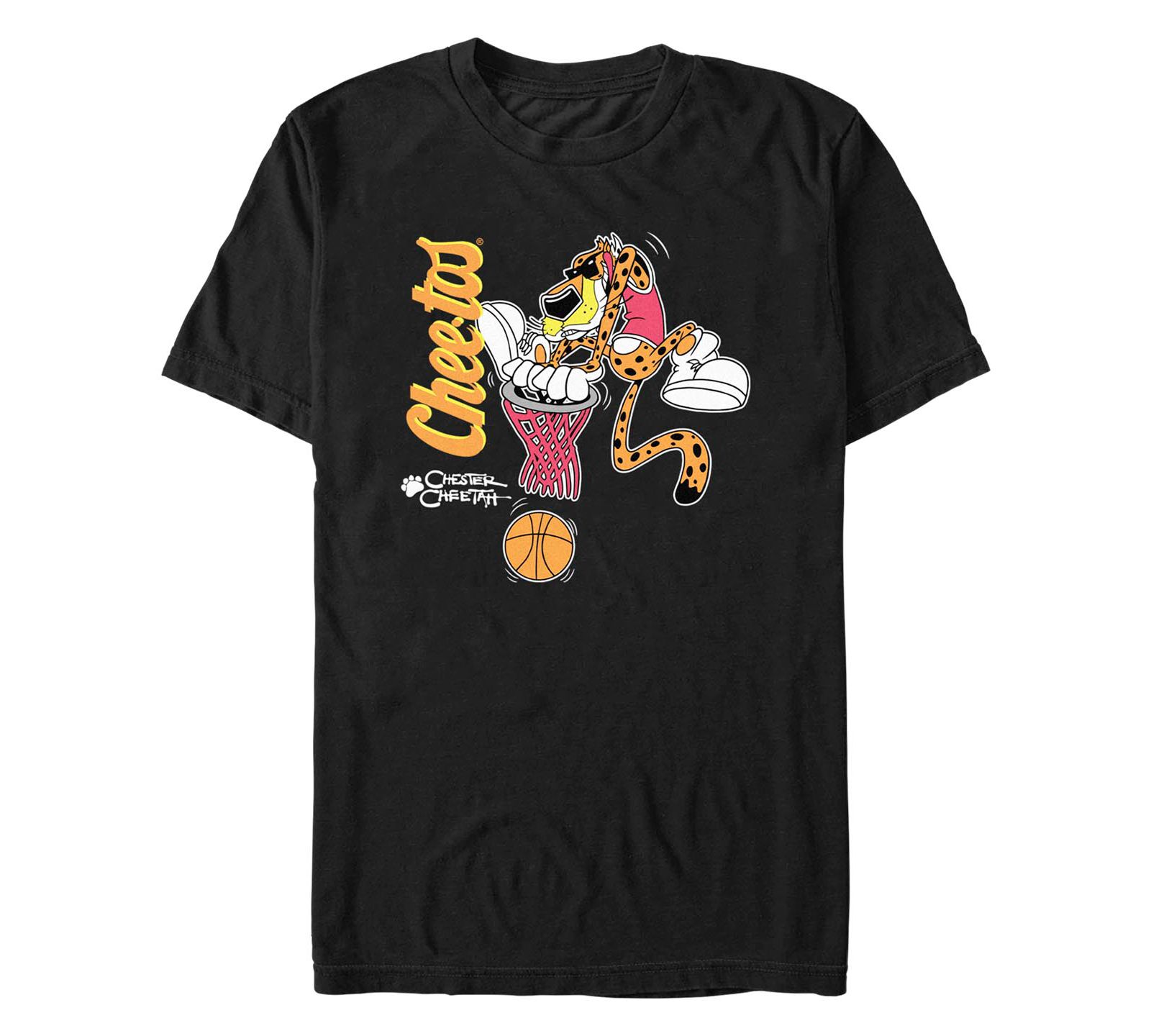Fifth Sun Men's Cheetos 90s Chester Hoopin Short Sleeve T-shirt
