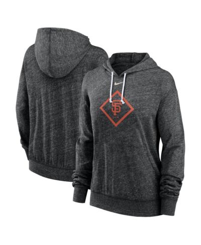 Женское флисовое худи Nike Black San Francisco Giants Diamond Icon Gym Vintage-Like