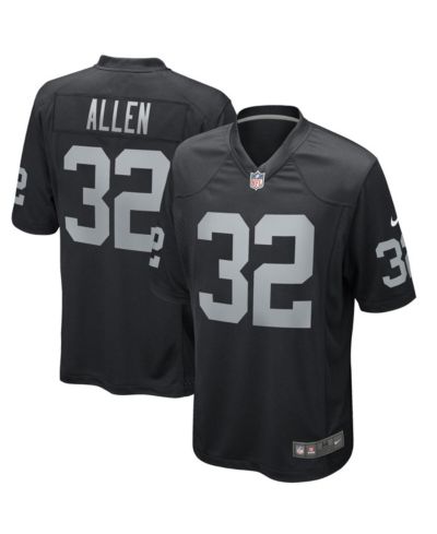 Мужская джерси Nike Marcus Allen Black Las Vegas Raiders Game Retired Player