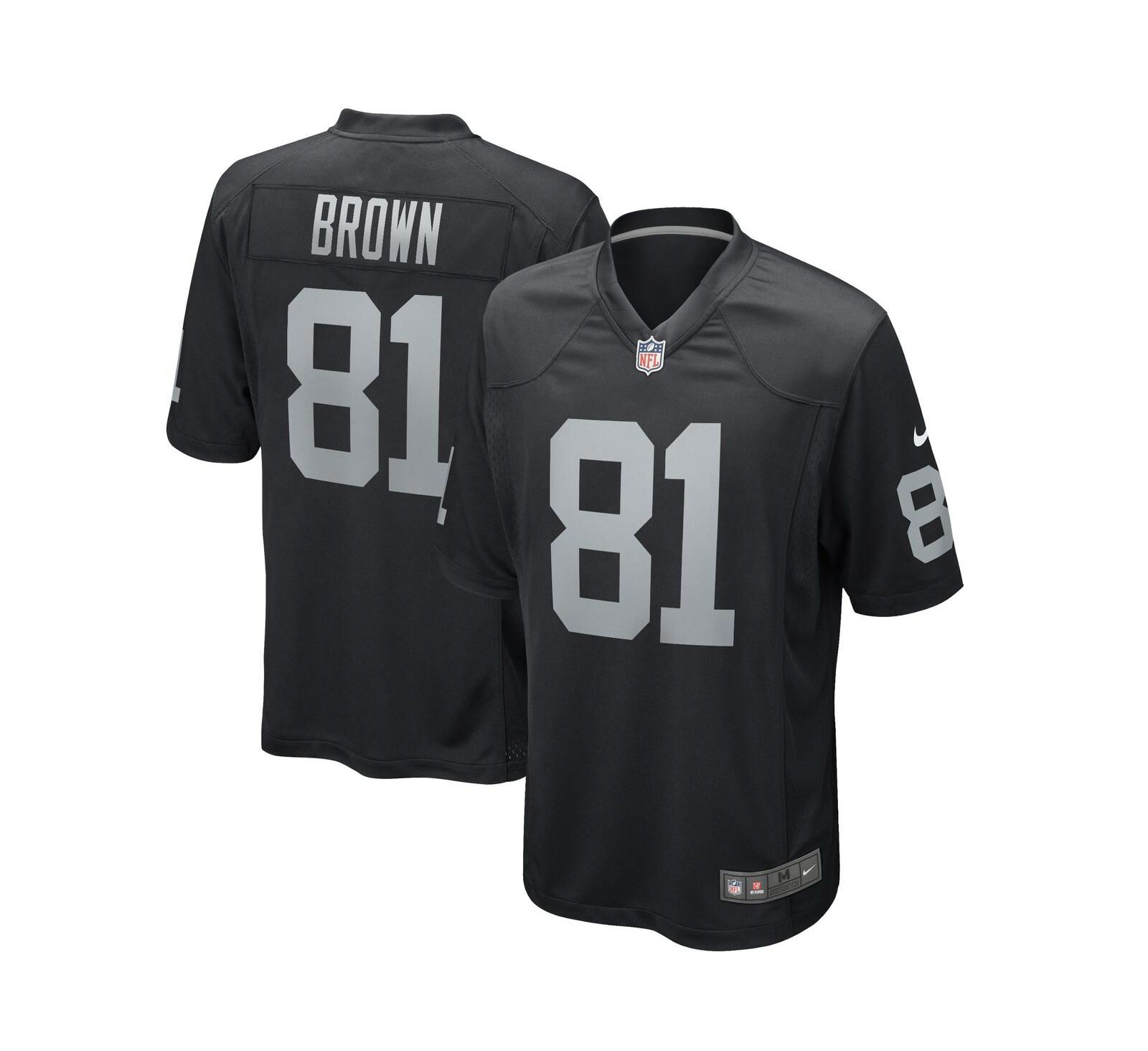 Мужская джерси Nike Tim Brown Las Vegas Raiders Game Retired Player Black