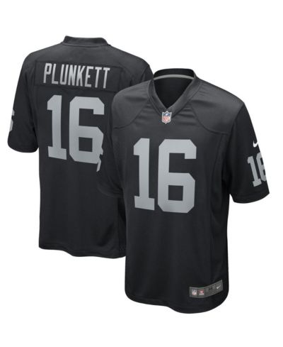Мужская игровая джерси Nike Jim Plunkett Las Vegas Raiders, черный цвет, выведенный из обращения