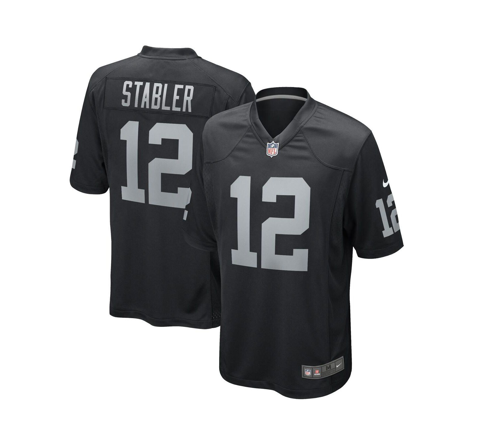 Мужская джерси Nike Ken Stabler Las Vegas Raiders Game Retired Player Black