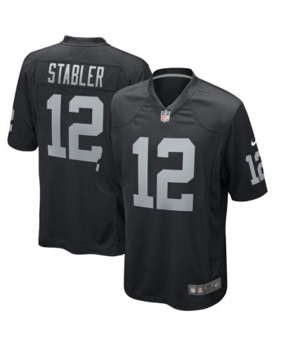 Мужская джерси Nike Ken Stabler Las Vegas Raiders Game Retired Player Black