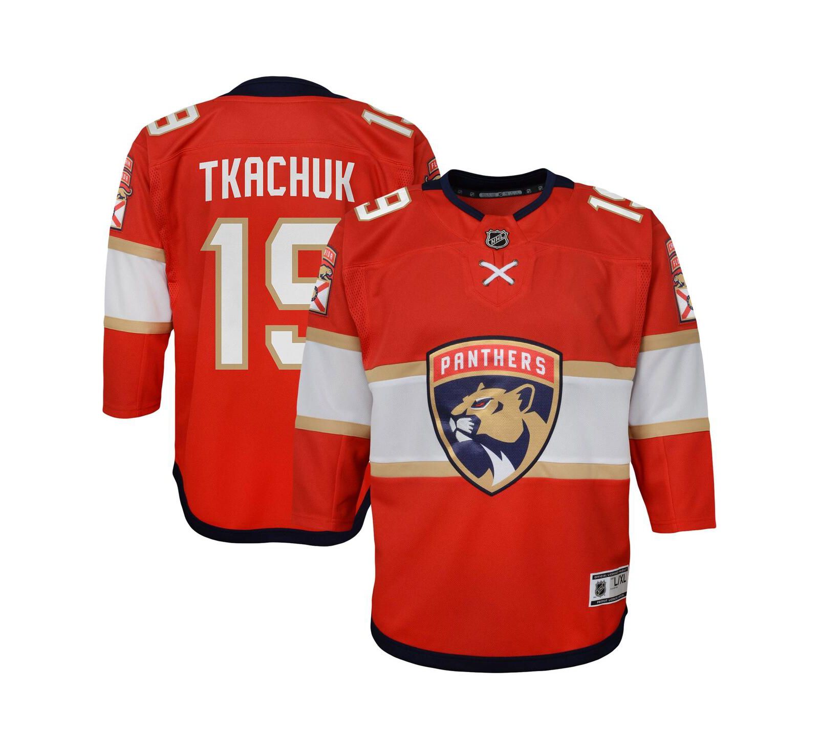Детская реплика джерси Matthew Tkachuk Red Florida Panthers