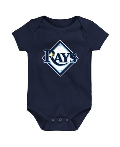 Боди для новорожденных мальчиков и девочек Tampa Bay Rays, темно-синее