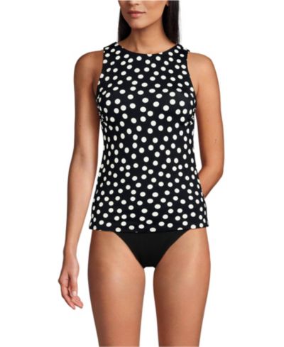 Black/egret white tossed dots