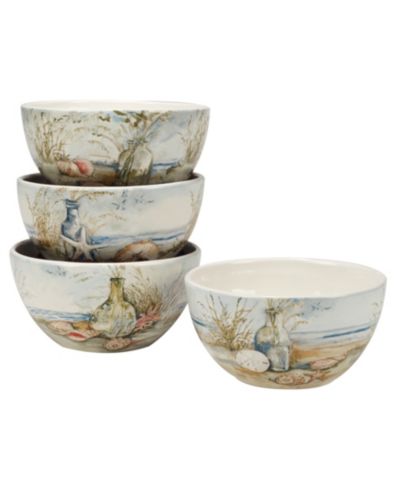 Набор мисок Certified International Coastal Landscape Ice Cream 4 шт.