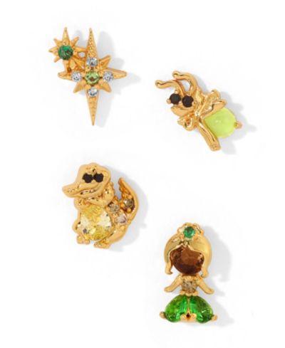 Girls Crew Crystal Multi-Color Disney Princess Tiana серьги-гвоздики