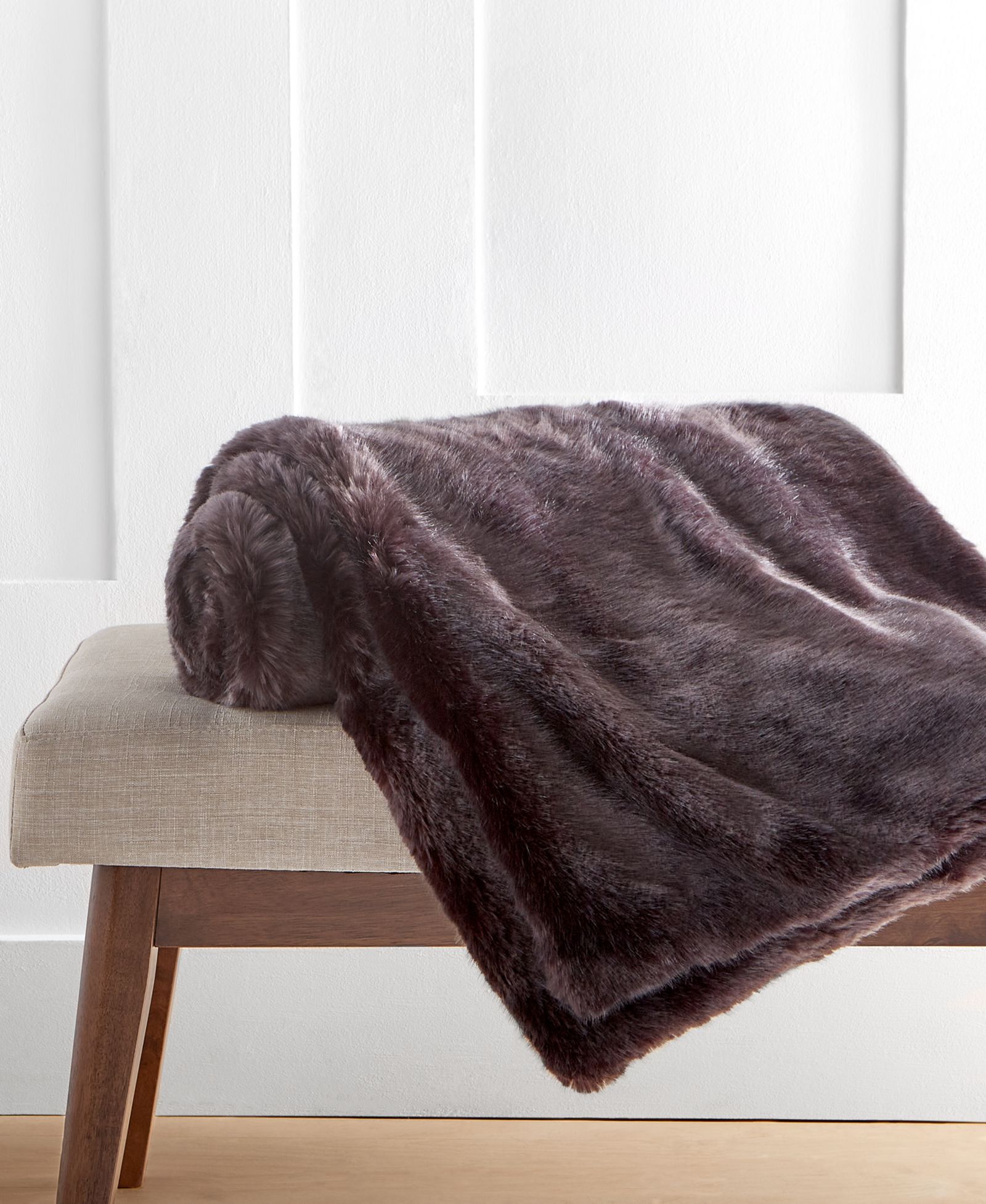 Плед Hotel Collection Lynx Faux Fur, 50" x 60"