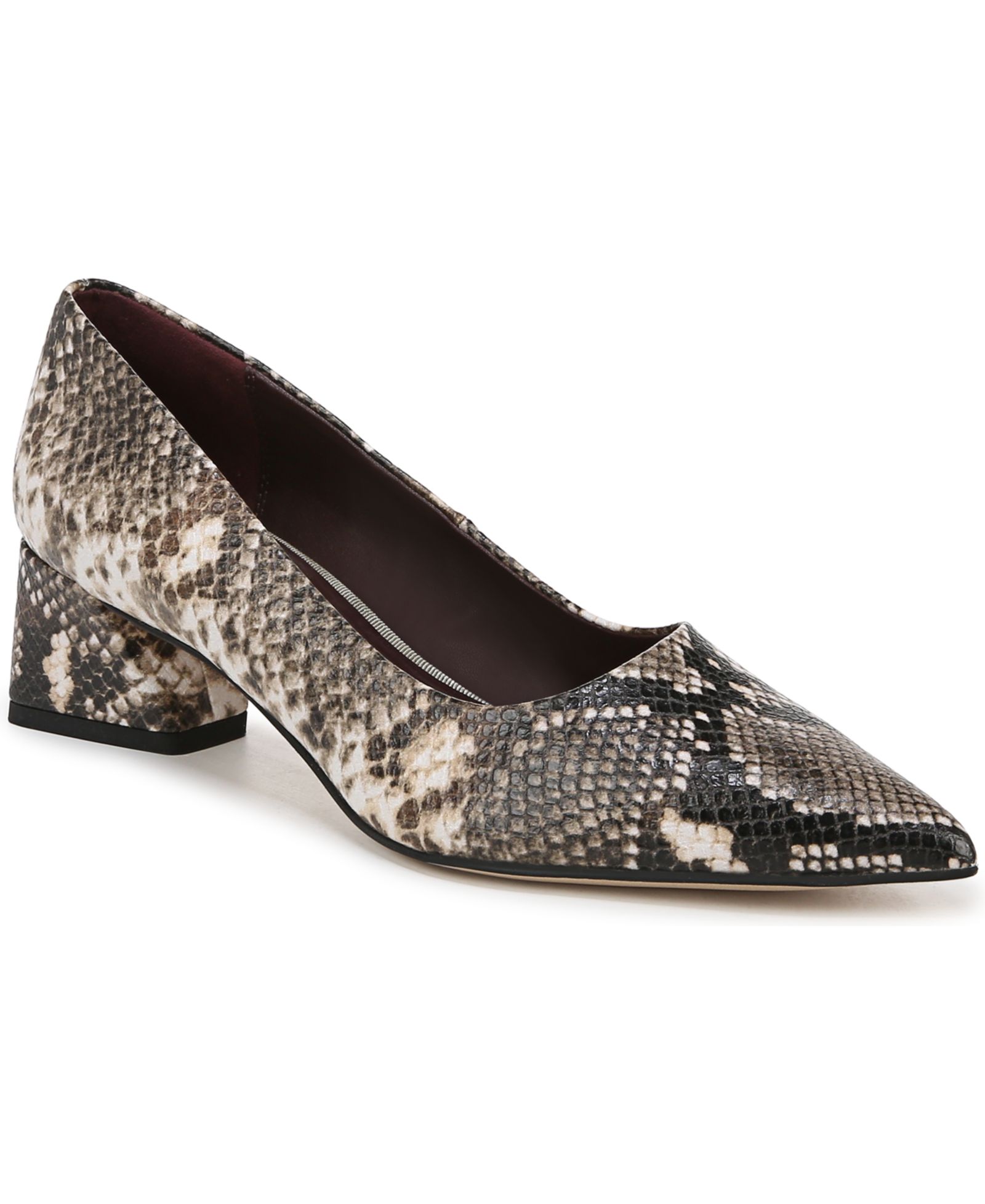 Franco Sarto Women's Racer Pointed Toe Block Heel Pumps