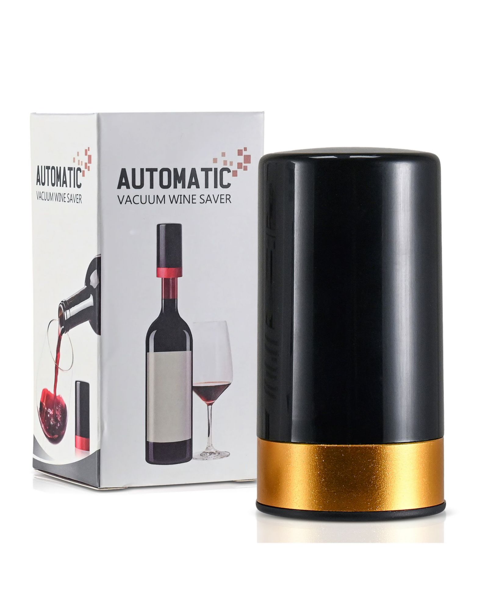 Пробка для вина Cheer Collection Berkware Vacuum Wine Stopper, сберегатель вина
