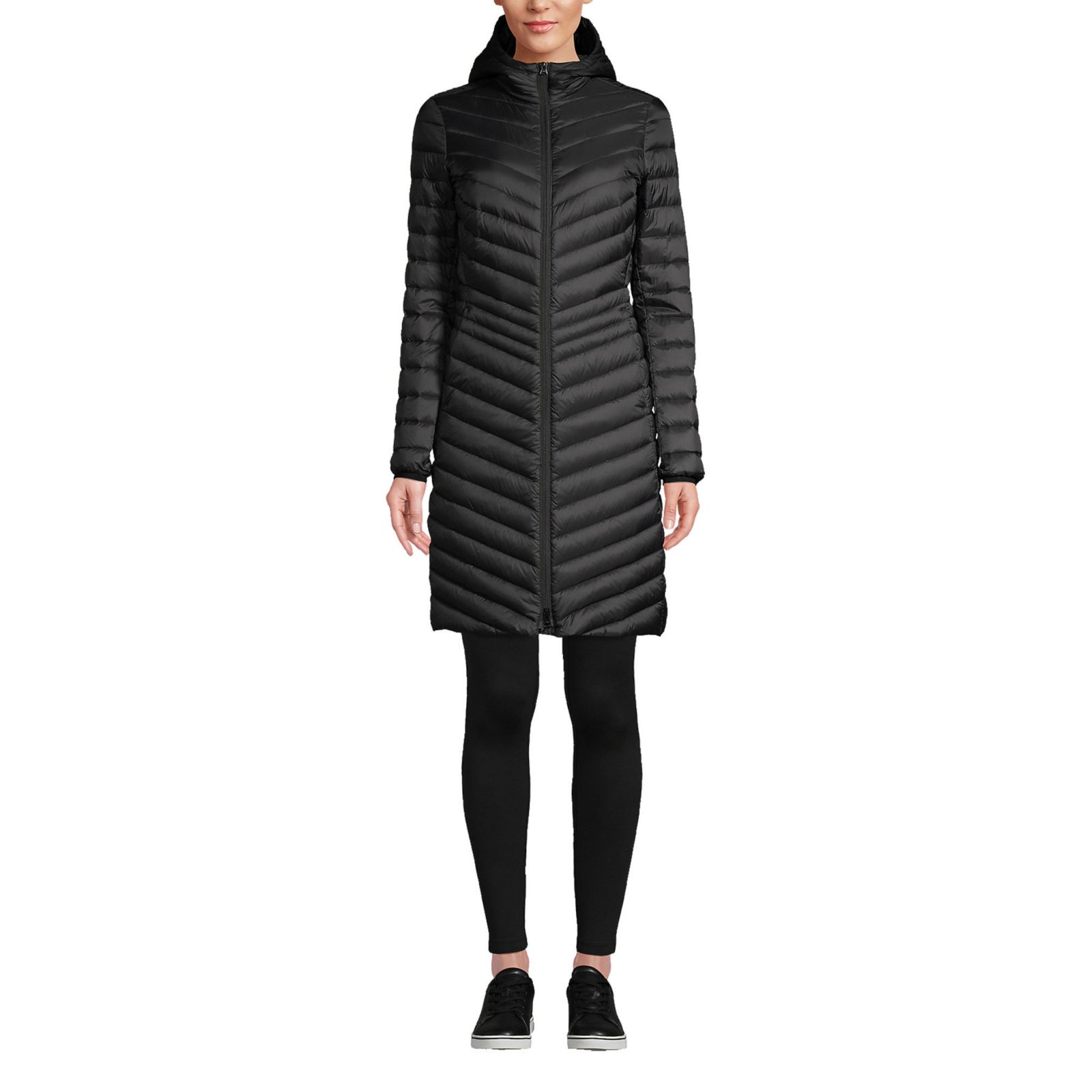 Lands' End Women's Tall Wanderweight Packable Down Coat
