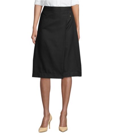 Женская юбка Lands' End School Uniform Solid A-line Below the Knee