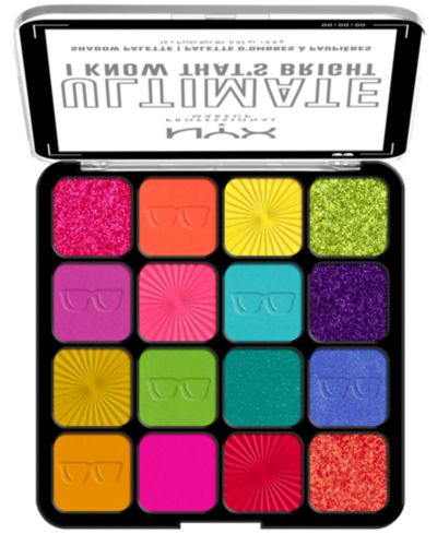 NYX Professional Makeup Ultimate Shadow Palette - I Know That's Bright