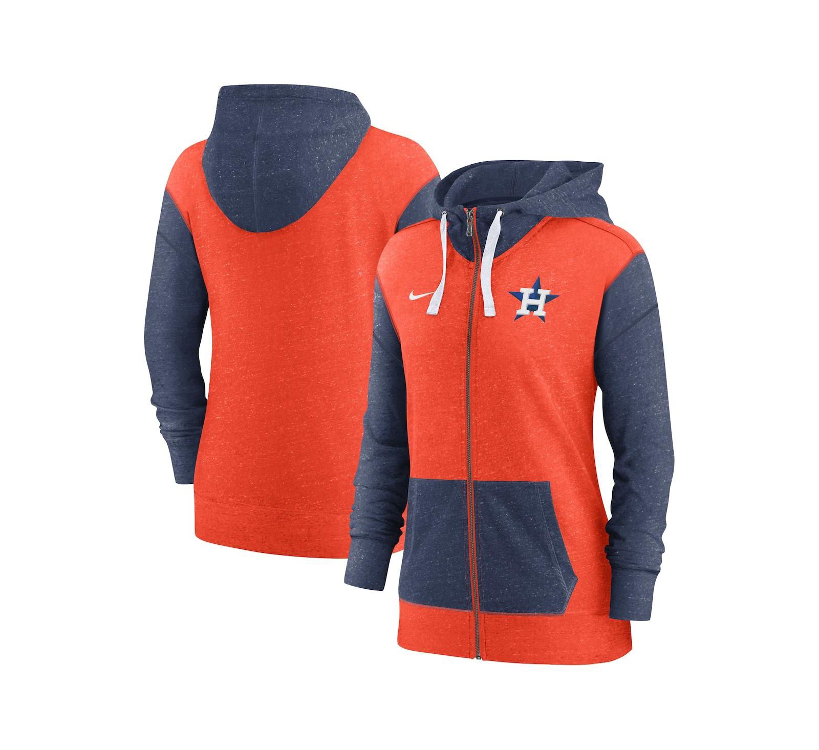 Nike Женский худи Orange Houston Astros Full-Zip