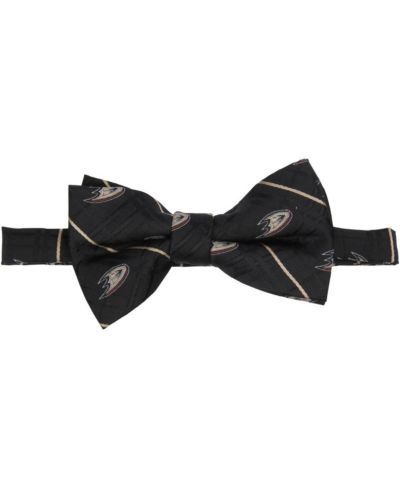 Men's Black Anaheim Ducks Oxford Bow Tie