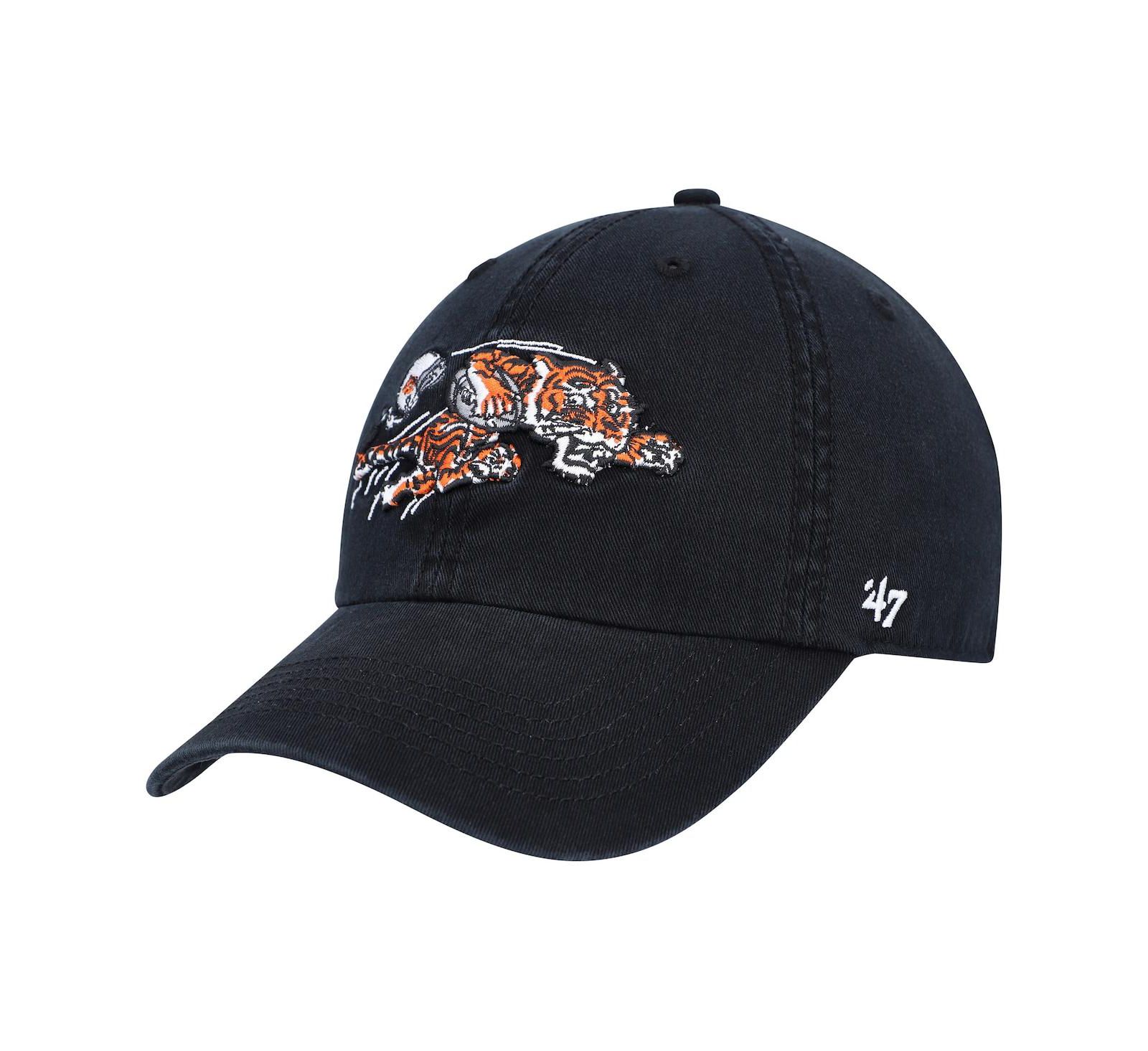 Мужская кепка '47 Brand Black Distressed Cincinnati Bengals Gridiron Classics Franchise Legacy Fitted Hat