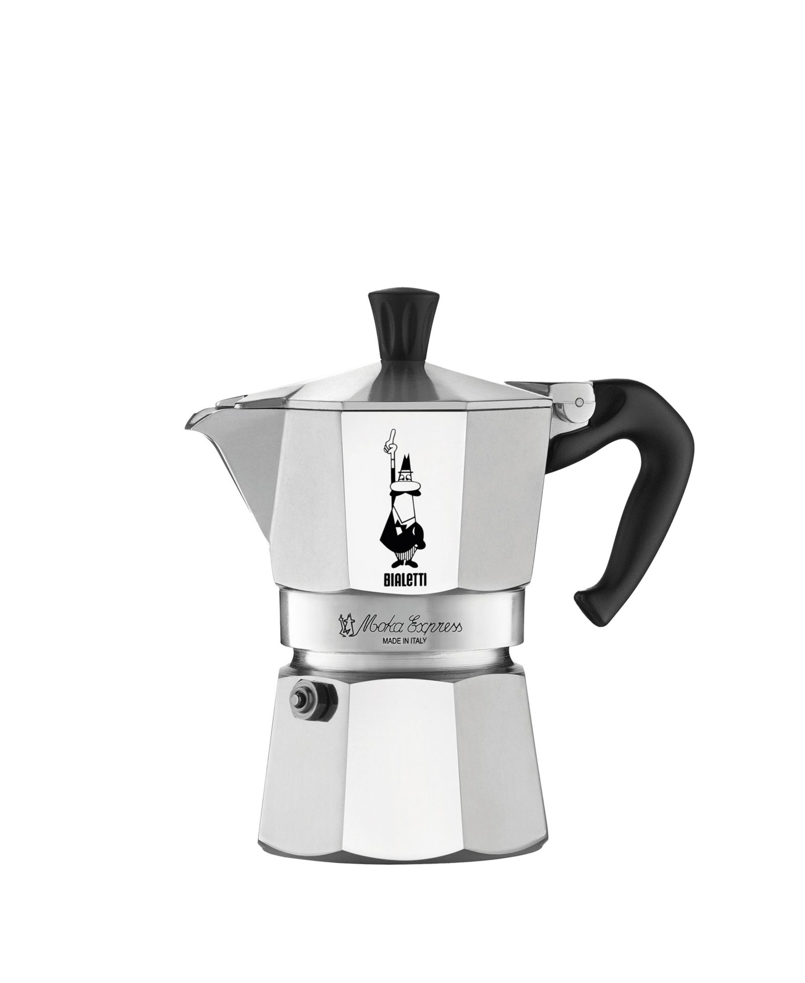 Кофеварка Moka Express на 3 чашки, 4,4 унции, Bialetti