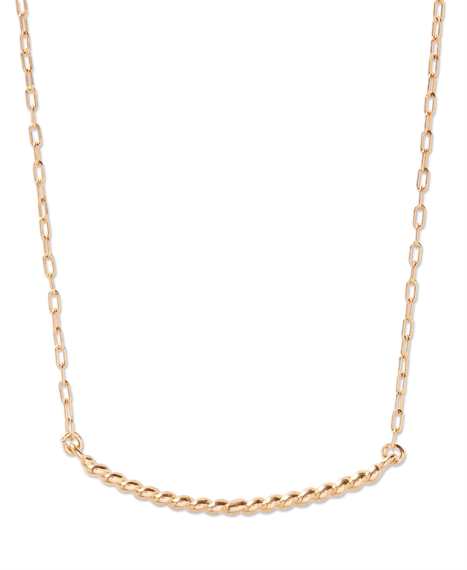 Колье brook & york Liv с текстурой канатов, 14K Gold-Plated