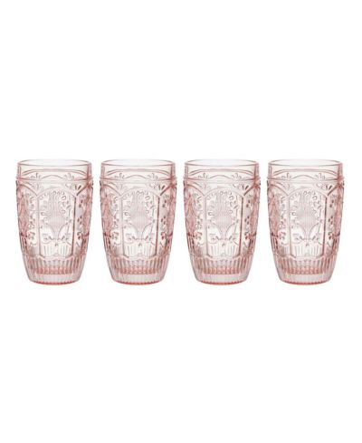 Fitz and Floyd Trestle 12-oz Glasses 4-Piece Set