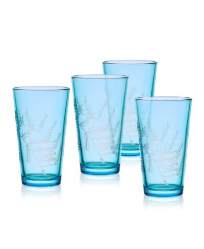 Набор из 4 стаканов Fitz and Floyd Wildflower 16-oz Highball