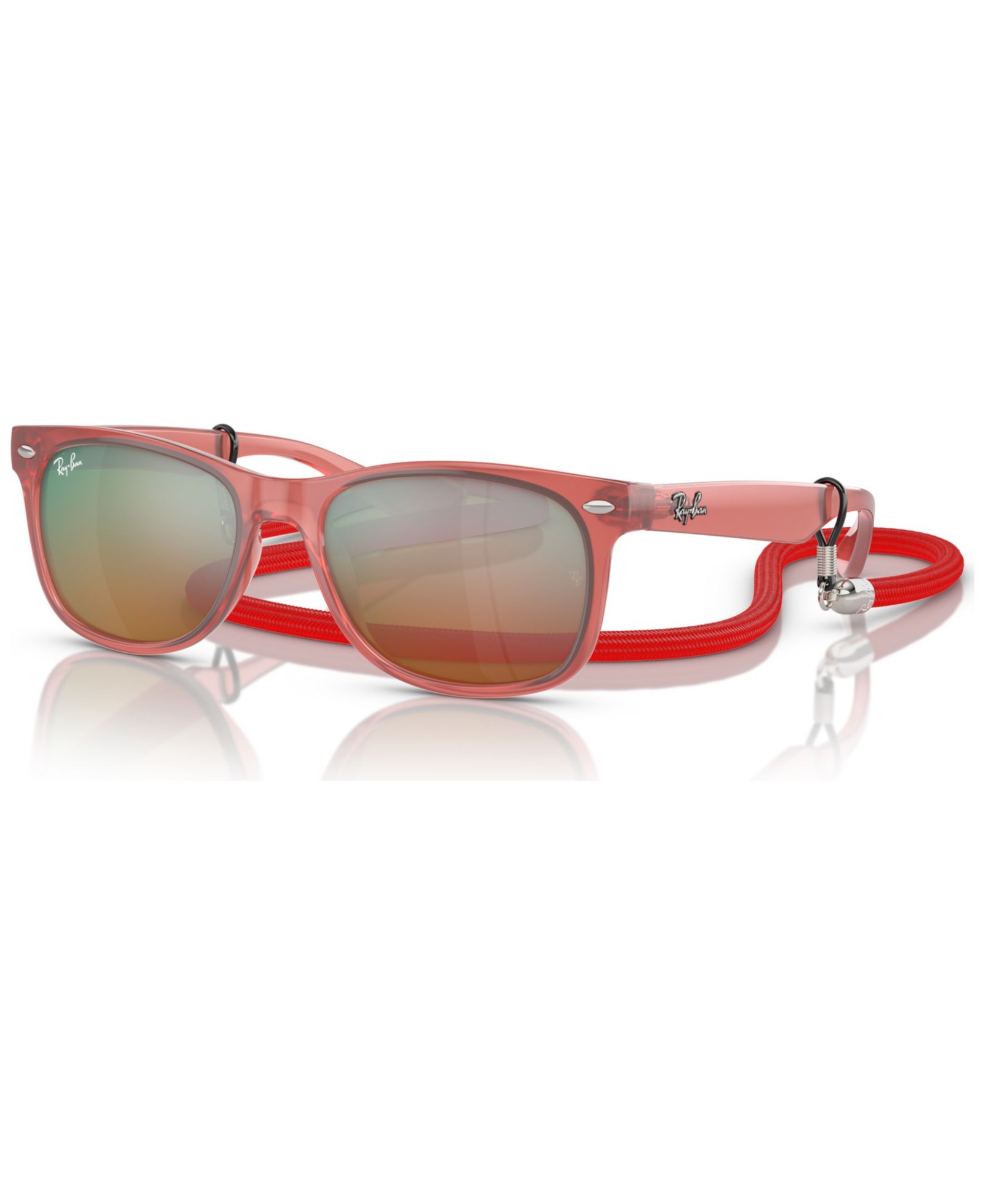 Детские квадратные солнцезащитные очки Ray-Ban Jr, модель 0RJ9052S, для детей 7-10 лет