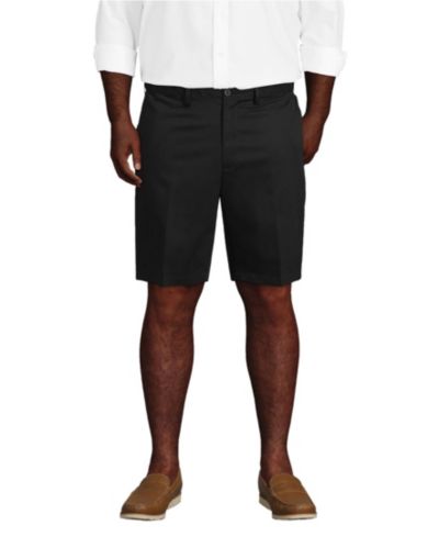 Lands' End Men's No Iron 9" Comfort Waist Plain Front Chino Short